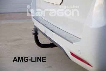 22 699 р. Фаркоп Aragon.(шар V) Mercedes-Benz Vito W447 дорестайлинг (2015-2020)  с доставкой в г. Керчь. Увеличить фотографию 3