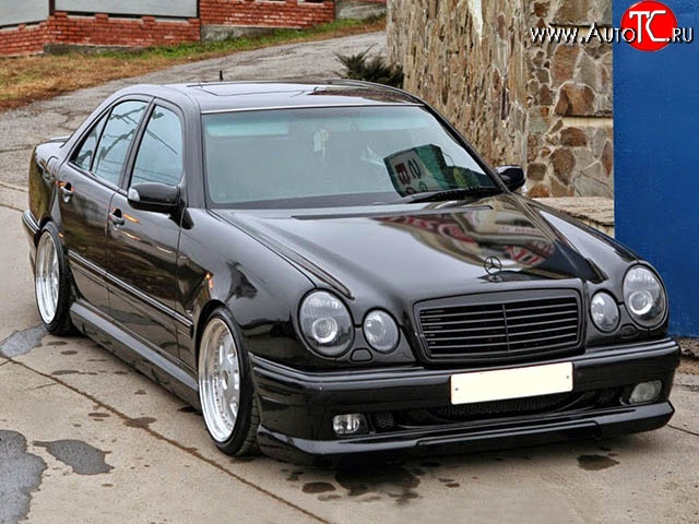 8 399 р. Передний бампер Wald Mercedes-Benz E-Class W210 дорестайлинг седан (1996-1999)  с доставкой в г. Керчь