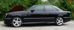 8 149 р. Пороги накладки AMG E55 Mercedes-Benz E-Class W210 дорестайлинг седан (1996-1999) (Неокрашенные)  с доставкой в г. Керчь. Увеличить фотографию 4