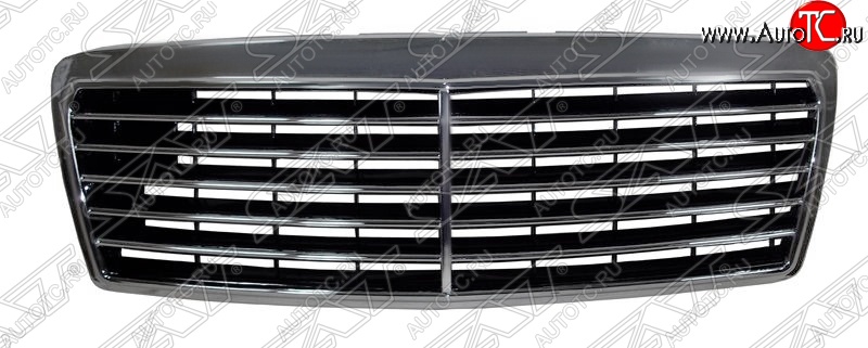 11 999 р. Решётка радиатора SAT (AVANTGARD, 5 полос) Mercedes-Benz E-Class W210 дорестайлинг универсал (1996-1999) (Неокрашенная)  с доставкой в г. Керчь