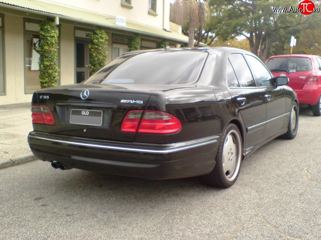 12 599 р. Задний бампер AMG Mercedes-Benz E-Class W210 дорестайлинг седан (1996-1999) (Неокрашенный)  с доставкой в г. Керчь