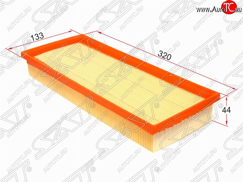 299 р. Фильтр воздушный двигателя SAT (320х133х44 mm)  Mercedes-Benz CL class  C216 - SL class  R231  с доставкой в г. Керчь