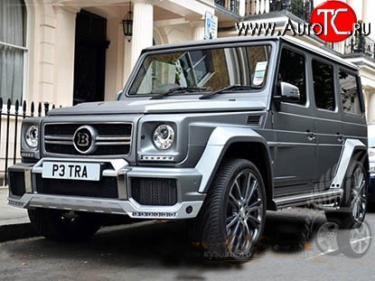 12 599 р. Накладка на передний бампер G63 BRABUS Mercedes-Benz G class W463 5 дв. дорестайлинг (1989-1994) (Неокрашенная)  с доставкой в г. Керчь