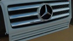 19 199 р. Решётка радиатора AMG Mercedes-Benz G class W463 5 дв. дорестайлинг (1989-1994) (Неокрашенная)  с доставкой в г. Керчь. Увеличить фотографию 3