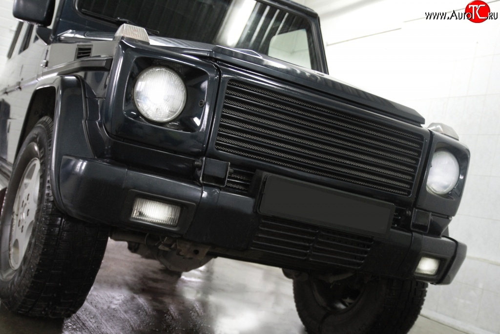 2 299 р. Правая накладка для головной оптики RA  Mercedes-Benz G class  W463 (1989-1994) 5 дв. дорестайлинг (Неокрашенные)  с доставкой в г. Керчь