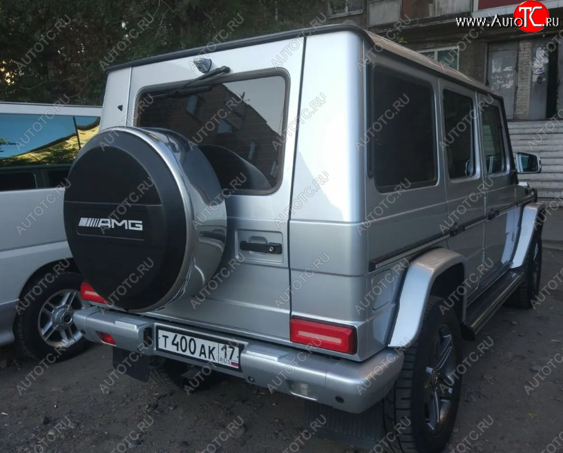 9 999 р. Колпак (крышка) запаски (R16-20) AMG KOLPAKA.NET Mercedes-Benz G class W463 5 дв. дорестайлинг (1989-1994) (наклейка AMG черная)  с доставкой в г. Керчь
