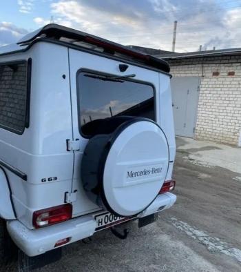 9 999 р. Колпак (крышка) запаски (R16-20) AMG KOLPAKA.NET Mercedes-Benz G class W463 5 дв. дорестайлинг (1989-1994) (наклейка AMG черная)  с доставкой в г. Керчь. Увеличить фотографию 4