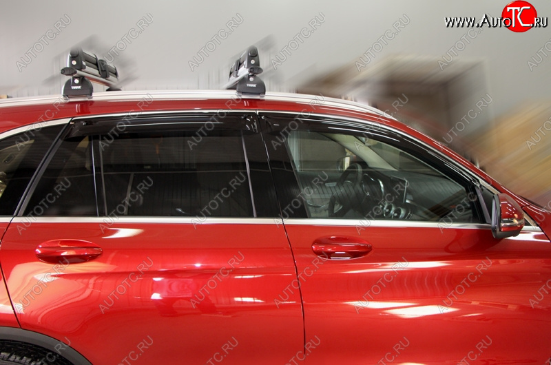 4 499 р. Дефлектора окон SIM Mercedes-Benz GLC class X253 (2015-2025)  с доставкой в г. Керчь