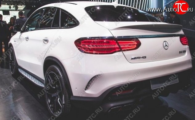 10 849 р. Лип спойлер (Coupe) AMG Style Mercedes-Benz GLE class C292 (2015-2025) (Неокрашенный)  с доставкой в г. Керчь