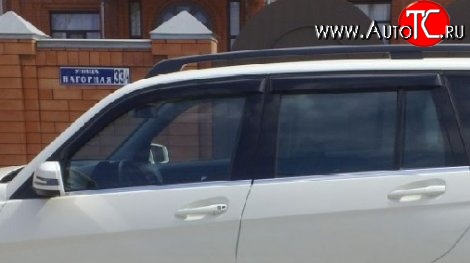 999 р. Комплект дефлекторов окон (ветровиков) 4 шт. Russtal Mercedes-Benz GLK class X204 дорестайлинг (2008-2012)  с доставкой в г. Керчь