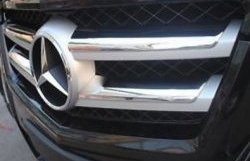8 599 р. Хромированые накладки решетки радиатора СТ Mercedes-Benz GLK class X204 рестайлинг (2012-2015)  с доставкой в г. Керчь. Увеличить фотографию 2
