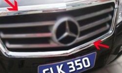 11 699 р. Накладка на решетку радиатора СТ Mercedes-Benz GLK class X204 рестайлинг (2012-2015)  с доставкой в г. Керчь. Увеличить фотографию 2