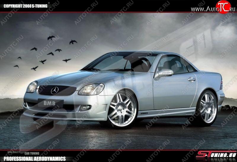 14 199 р. Пороги накладки ВМВ Mercedes-Benz SLK class R170 (1996-2003)  с доставкой в г. Керчь