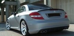 12 049 р. Пороги накладки AMG Style Mercedes-Benz SLK class R171 (2004-2010) (Неокрашенные)  с доставкой в г. Керчь. Увеличить фотографию 2