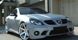 12 049 р. Пороги накладки AMG Style Mercedes-Benz SLK class R171 (2004-2010) (Неокрашенные)  с доставкой в г. Керчь. Увеличить фотографию 3