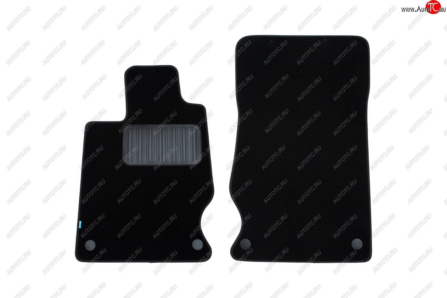 9 549 р. Текстильные коврики салона Klever Premium (передние 2шт)  Mercedes-Benz SL class  R230 (2002-2013) (Черные)  с доставкой в г. Керчь