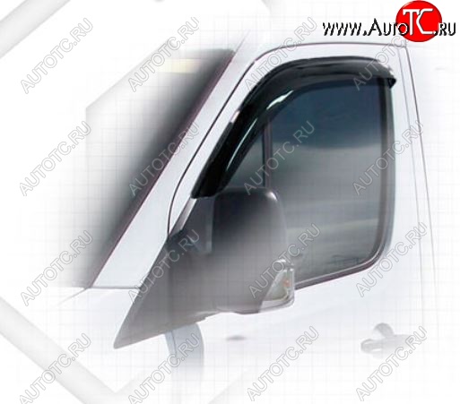 1 899 р. Дефлектора окон CA-Plastiс Mercedes-Benz Sprinter W906 (2006-2013) (Classic полупрозрачный, Без хром.молдинга)  с доставкой в г. Керчь