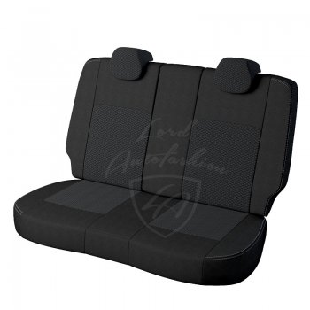 3 699 р. Чехлы для сидений Lord Autofashion Турин (жаккард) Volkswagen Crafter 1 (2006-2017) (Черный, вставка Вега)  с доставкой в г. Керчь. Увеличить фотографию 2