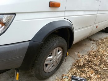 7 149 р. Накладки на колёсные арки CT Mercedes-Benz Sprinter W901 (1995-2000) (Неокрашенные)  с доставкой в г. Керчь. Увеличить фотографию 4