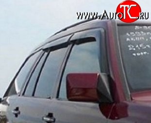 1 059 р. Комплект дефлекторов окон (ветровиков) 4 шт. (универсал) Russtal Mercedes-Benz E-Class S124 универсал рестайлинг (1993-1996)  с доставкой в г. Керчь
