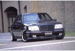 10 599 р. Передний бампер WALD Mercedes-Benz E-Class S124 универсал рестайлинг (1993-1996) (Неокрашенный)  с доставкой в г. Керчь. Увеличить фотографию 3