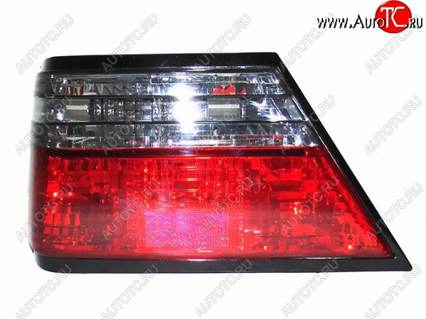 2 359 р. Левый задний фонарь SAT (93-95, черный хрусталь)  Mercedes-Benz E-Class  W124 (1984-1993) седан дорестайлинг  с доставкой в г. Керчь
