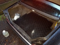 1 479 р. Коврик в багажник Aileron Mercedes-Benz E-Class W124 седан дорестайлинг (1984-1993)  с доставкой в г. Керчь. Увеличить фотографию 3