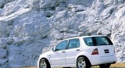11 399 р. Пороги накладки Executive Line Wald Mercedes-Benz ML class W163 дорестайлинг (1997-2001) (Неокрашенные)  с доставкой в г. Керчь. Увеличить фотографию 4
