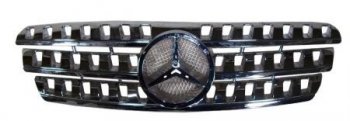 Решётка радиатора SAT (хром) Mercedes-Benz ML class  W163 (2001-2005) рестайлинг