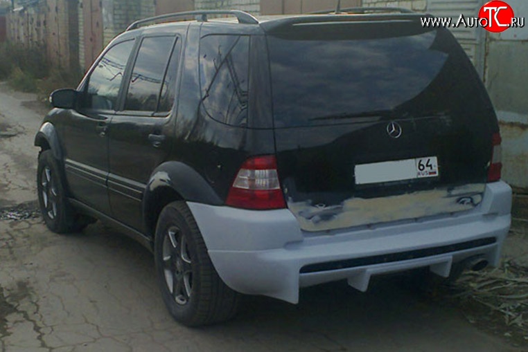 13 649 р. Задний бампер M-VRS Mercedes-Benz ML class W163 дорестайлинг (1997-2001) (Неокрашенный)  с доставкой в г. Керчь