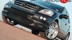 11 699 р. Передние вставки для модульной оптики Sport Mercedes-Benz ML class W164 дорестайлинг (2005-2008)  с доставкой в г. Керчь. Увеличить фотографию 2