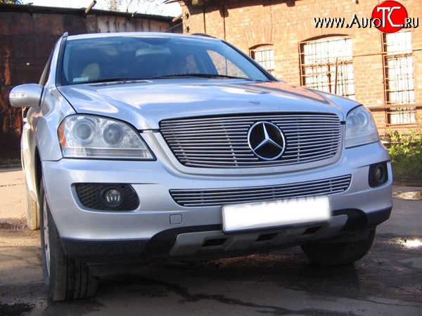 5 399 р. Декоративная вставка воздухозаборника Berkut Mercedes-Benz ML class W164 дорестайлинг (2005-2008)  с доставкой в г. Керчь