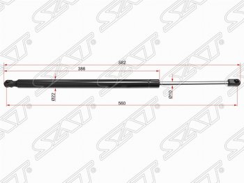 Газовый упор крышки багажника SAT Mercedes-Benz ML class  W164 (2005-2011) дорестайлинг, рестайлинг