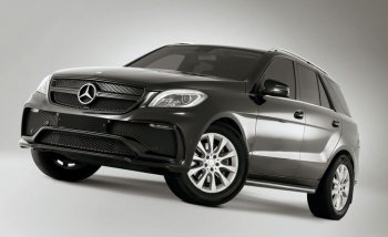 33 799 р. Передний бампер Yurol Mercedes-Benz ML class W166 (2011-2015) (Неокрашенный)  с доставкой в г. Керчь. Увеличить фотографию 3