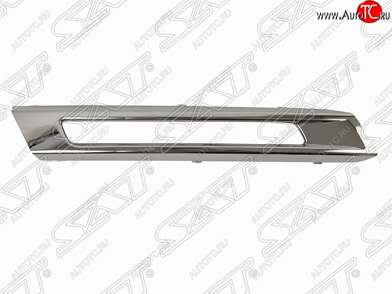 4 599 р. Левая рамка ДХО SAT (хром) Mercedes-Benz ML class W166 (2011-2015)  с доставкой в г. Керчь