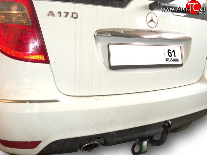 4 799 р. Фаркоп Лидер Плюс  Mercedes-Benz A class  W169 (2005-2008) дорестайлинг, хэтчбэк 5 дв. (Без электропакета)  с доставкой в г. Керчь