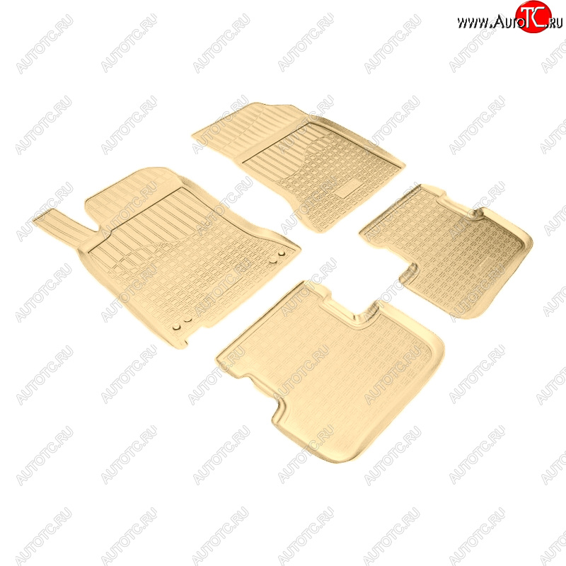 3 369 р. Коврики салона Norplast Unidec  Mercedes-Benz A class  W176 - GLA  X156 (Цвет: бежевый)  с доставкой в г. Керчь