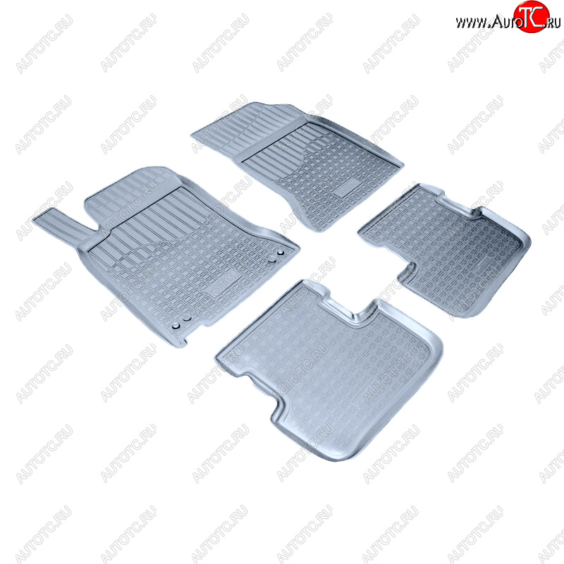 3 369 р. Коврики салона Norplast Unidec  Mercedes-Benz A class  W176 - GLA  X156 (Цвет: серый)  с доставкой в г. Керчь