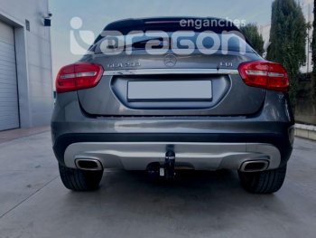 22 699 р. Фаркоп Aragon. (шар A) Mercedes-Benz GLA X156 дорестайлинг (2013-2017)  с доставкой в г. Керчь. Увеличить фотографию 2