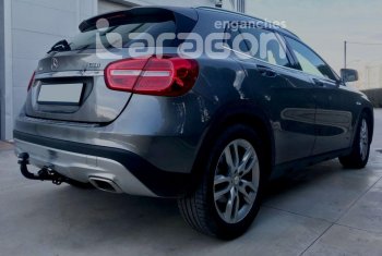22 699 р. Фаркоп Aragon.(шар V) Mercedes-Benz GLA X156 дорестайлинг (2013-2017)  с доставкой в г. Керчь. Увеличить фотографию 7