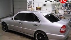 3 399 р. Козырёк на заднее лобовое стекло Rieger Style Mercedes-Benz C-Class W202 дорестайлинг седан (1993-1997) (стеклопластик: жёсткий, Неокрашенный)  с доставкой в г. Керчь. Увеличить фотографию 2