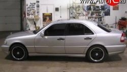 3 399 р. Козырёк на заднее лобовое стекло Rieger Style Mercedes-Benz C-Class W202 дорестайлинг седан (1993-1997) (стеклопластик: жёсткий, Неокрашенный)  с доставкой в г. Керчь. Увеличить фотографию 3