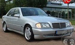 11 399 р. Передний бампер AMG Mercedes-Benz C-Class W202 дорестайлинг седан (1993-1997) (Неокрашенный)  с доставкой в г. Керчь. Увеличить фотографию 2