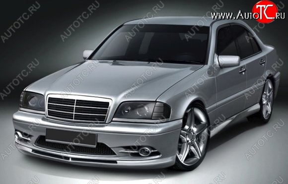 13 049 р. Передний бампер CT Mercedes-Benz C-Class W202 дорестайлинг седан (1993-1997) (Неокрашенный)  с доставкой в г. Керчь