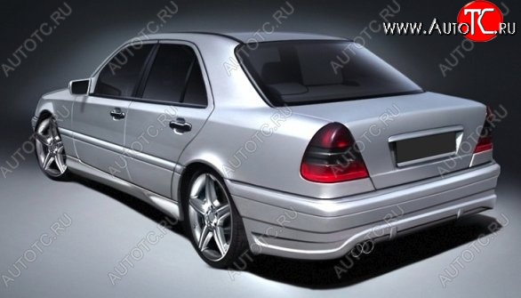 13 049 р. Задний бампер CSR Mercedes-Benz C-Class W202 дорестайлинг седан (1993-1997) (Неокрашенный)  с доставкой в г. Керчь