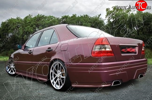 28 499 р. Задний бампер R1 Mercedes-Benz C-Class W202 дорестайлинг седан (1993-1997)  с доставкой в г. Керчь
