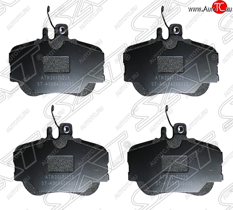 1 259 р. Колодки тормозные передние SAT  Mercedes-Benz C-Class ( S202,  W202) (1992-2001) дорестайлинг универсал, дорестайлинг седан, рестайлинг седан, рестайлинг универсал  с доставкой в г. Керчь