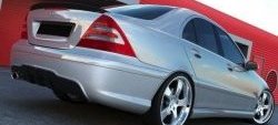 9 049 р. Пороги накладки AMG Style Mercedes-Benz C-Class W203 дорестайлинг седан (2000-2004) (Неокрашенные)  с доставкой в г. Керчь. Увеличить фотографию 2