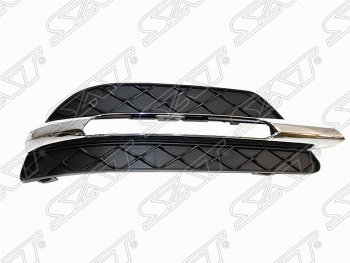 Правая оправа противотуманной фары SAT (хром, пр-во Тайвань) Mercedes-Benz C-Class  W204 (2011-2015) рестайлинг седан