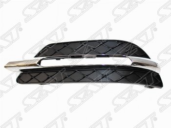 Левая оправа противотуманной фары SAT (хром, пр-во Тайвань) Mercedes-Benz C-Class  W204 (2011-2015) рестайлинг седан
